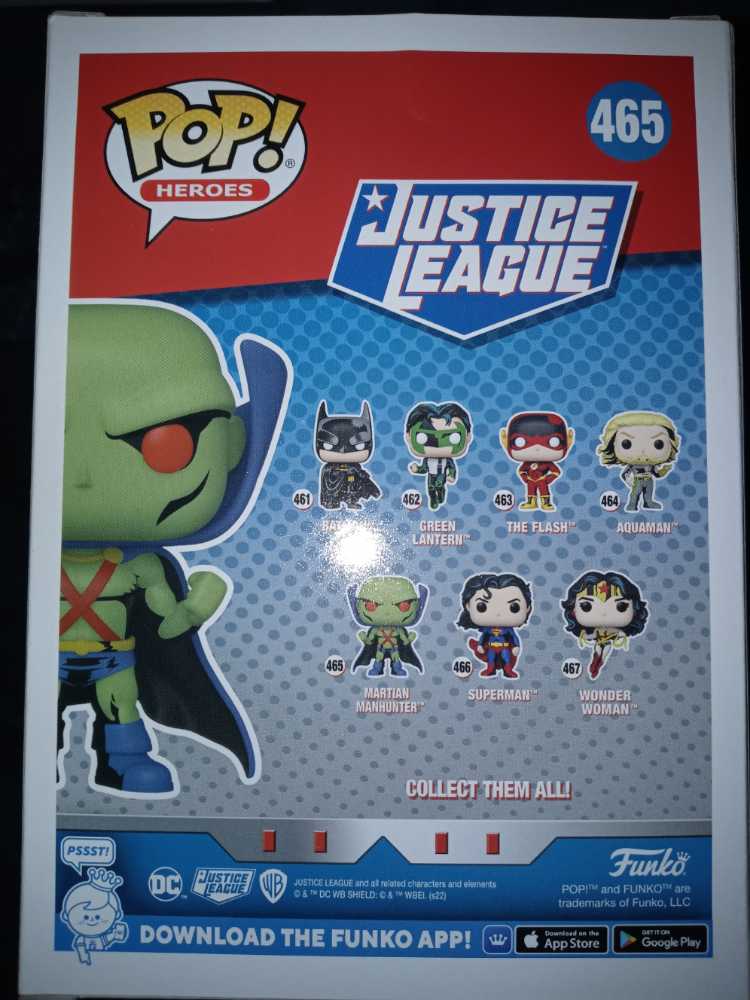 DC Martian Manhunter  - Funko (Justice League) action figure collectible [Barcode 889698666190] - Main Image 2