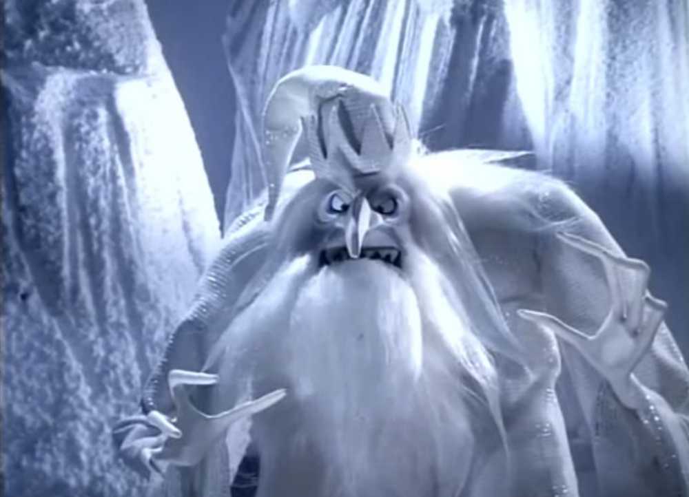 Xmas: Santa Claus Is Comin’ To Town - Winter Warlock (Evil) Xmas - Playing Mantis Inc. (Christmas Television Specials) action figure collectible [Barcode 090733079244] - Main Image 3