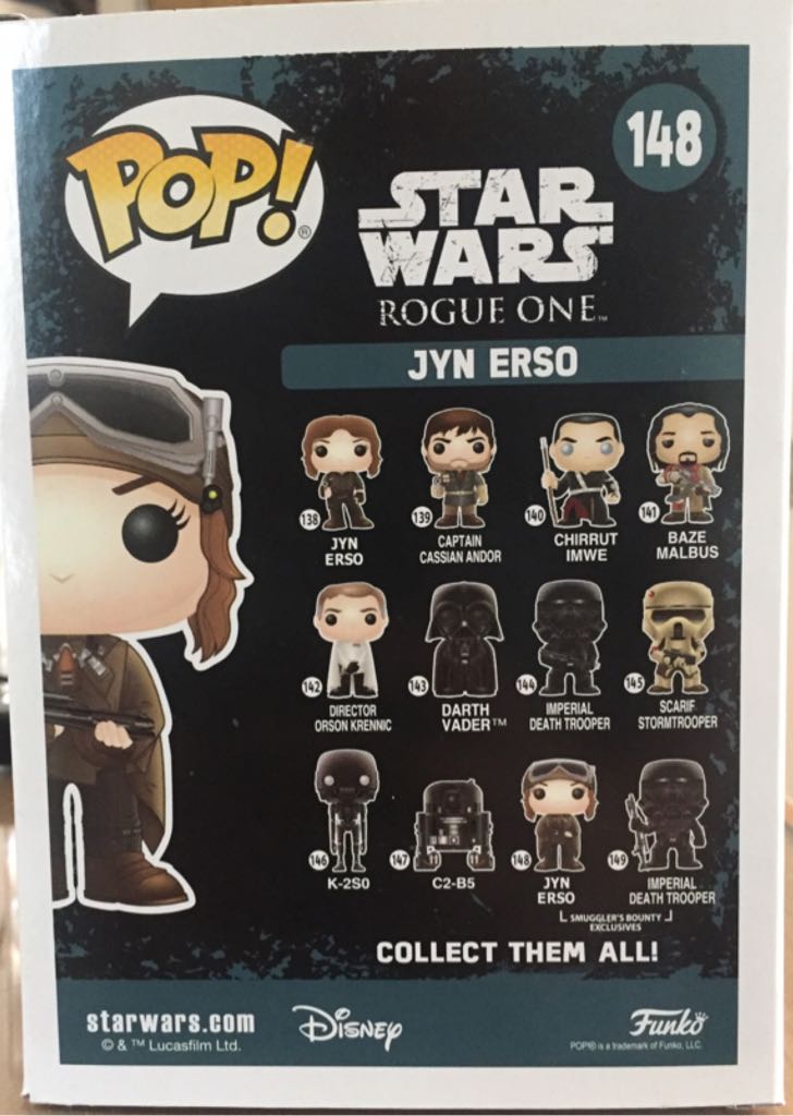148 Jyn Erso (Mountain Wear) - Funko (Star Wars Pop) action figure collectible - Main Image 2