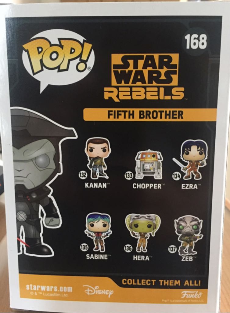 168 Fifth Brother - Funko (Star Wars Pop) action figure collectible - Main Image 2