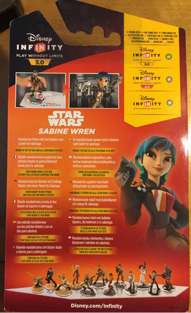 3.0 Sabine Wren - Disney Infinity (Star Wars - Disney Infinity) action figure collectible [Barcode 8717418454654] - Main Image 2