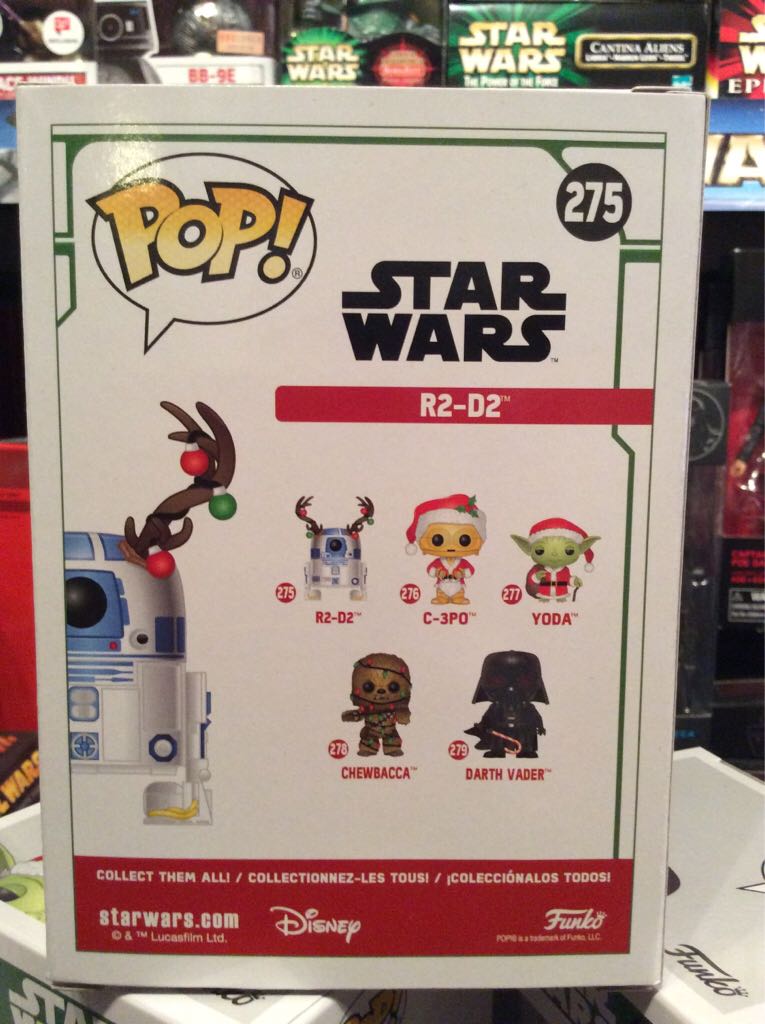 275 R2-D2 Christmas - Funko (Star Wars Pop) action figure collectible - Main Image 2