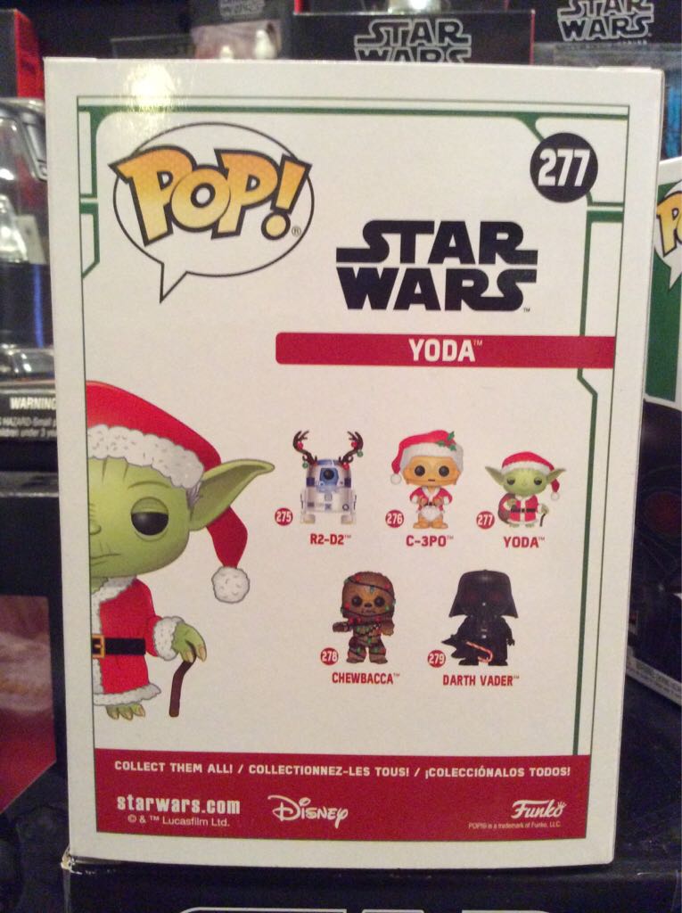 277 Yoda Christmas - Funko (Star Wars Pop) action figure collectible - Main Image 2