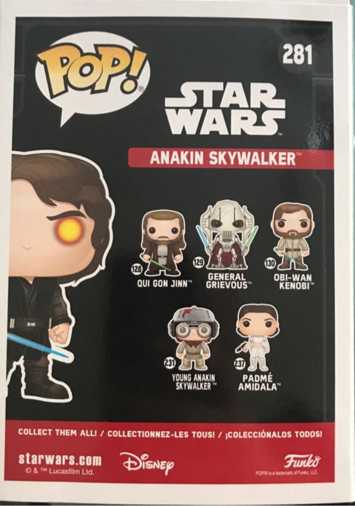 281 Anakin Skywalker - Funko (Star Wars Pop) action figure collectible - Main Image 2