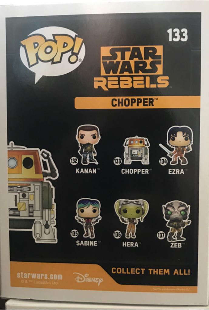 133 Chopper Imperial Disguise - Funko (Star Wars Pop) action figure collectible - Main Image 2