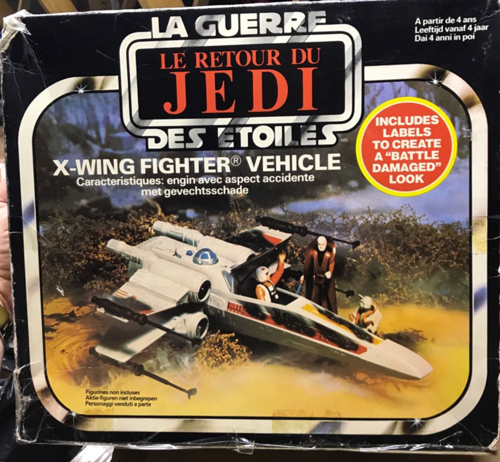 X-Wing Fighter ROTJ Box - Kenner (Star Wars - Vintage Vehicles) action figure collectible - Main Image 2