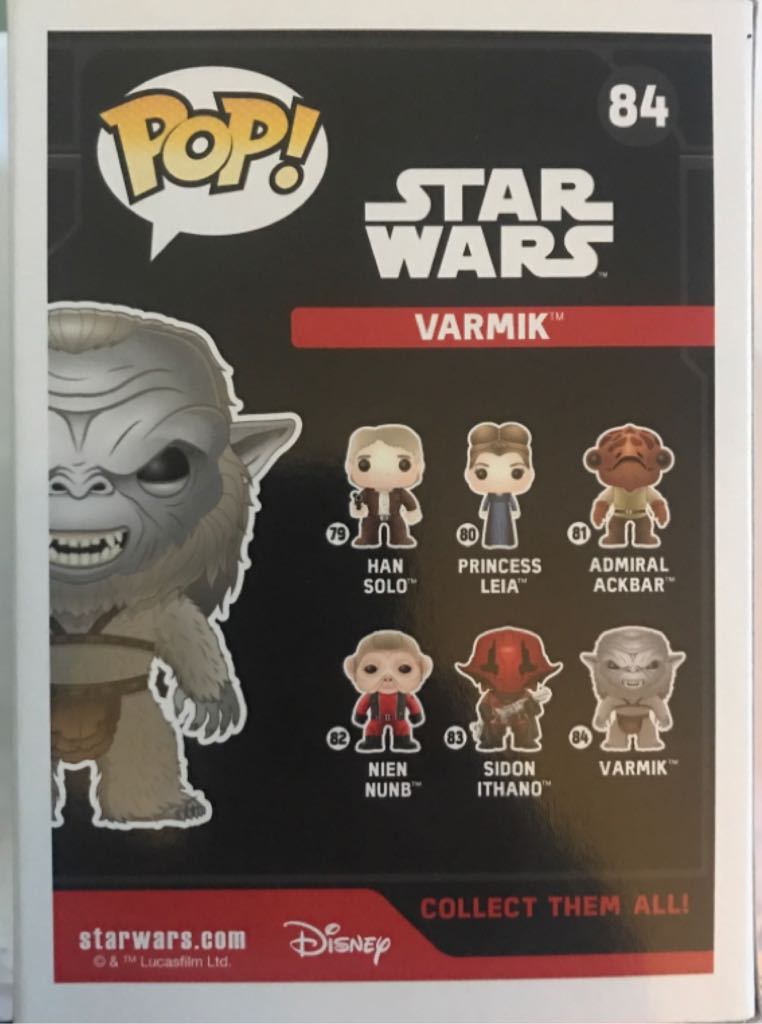 84 Varmik - Funko (Star Wars Pop) action figure collectible - Main Image 2