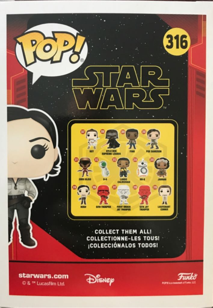 316 Rose - Funko (Star Wars Pop) action figure collectible - Main Image 2