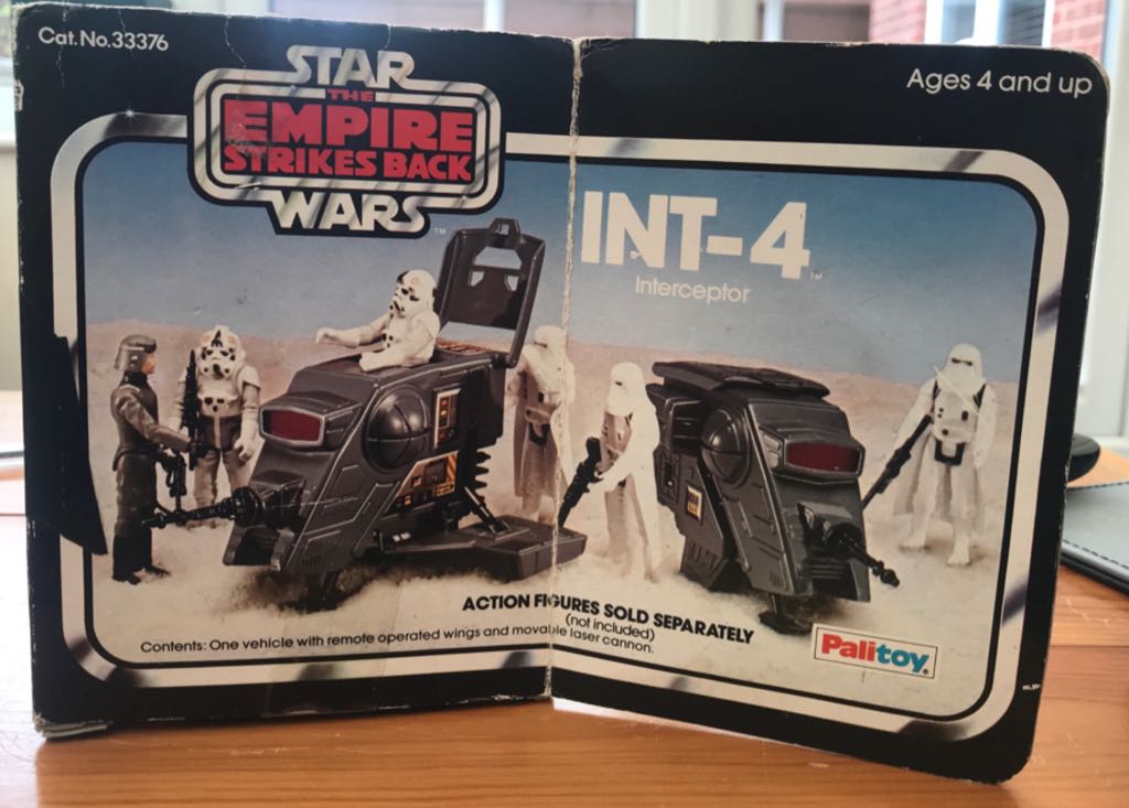 1982 Wave 2 - 33376 INT-4 ESB Box - Palitoy (Star Wars - Vintage Mini Rigs) action figure collectible - Main Image 2