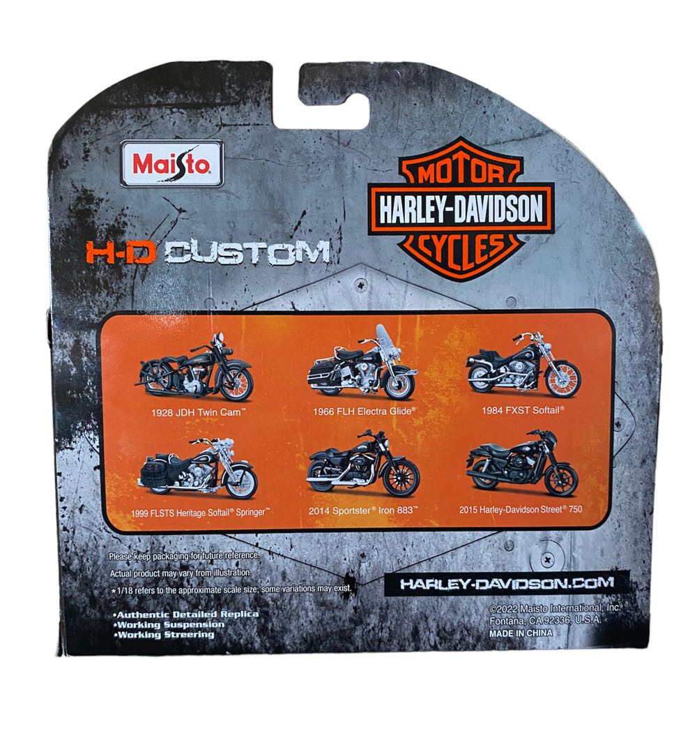 Harley Davidson: 1984 FXST Softail - Maisto (H-D Custom) action figure collectible - Main Image 3