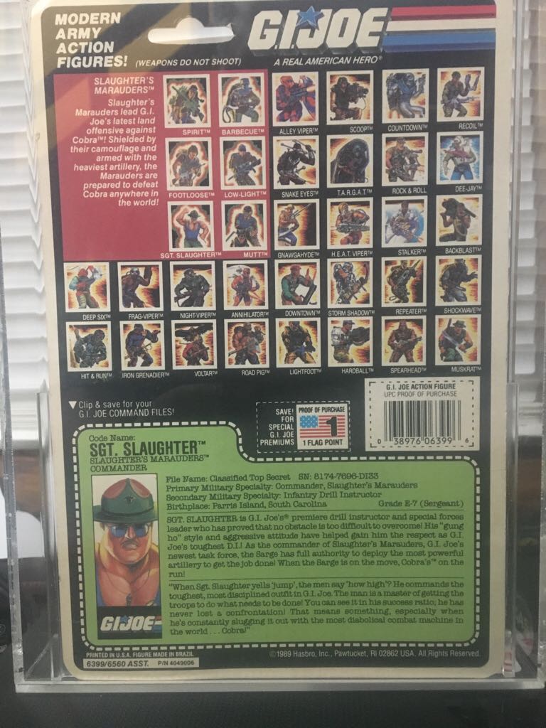 Sgt. Slaughter: Commander v4 (Slaughter’s Marauders) - Hasbro (Slaughters Marauders) action figure collectible - Main Image 2