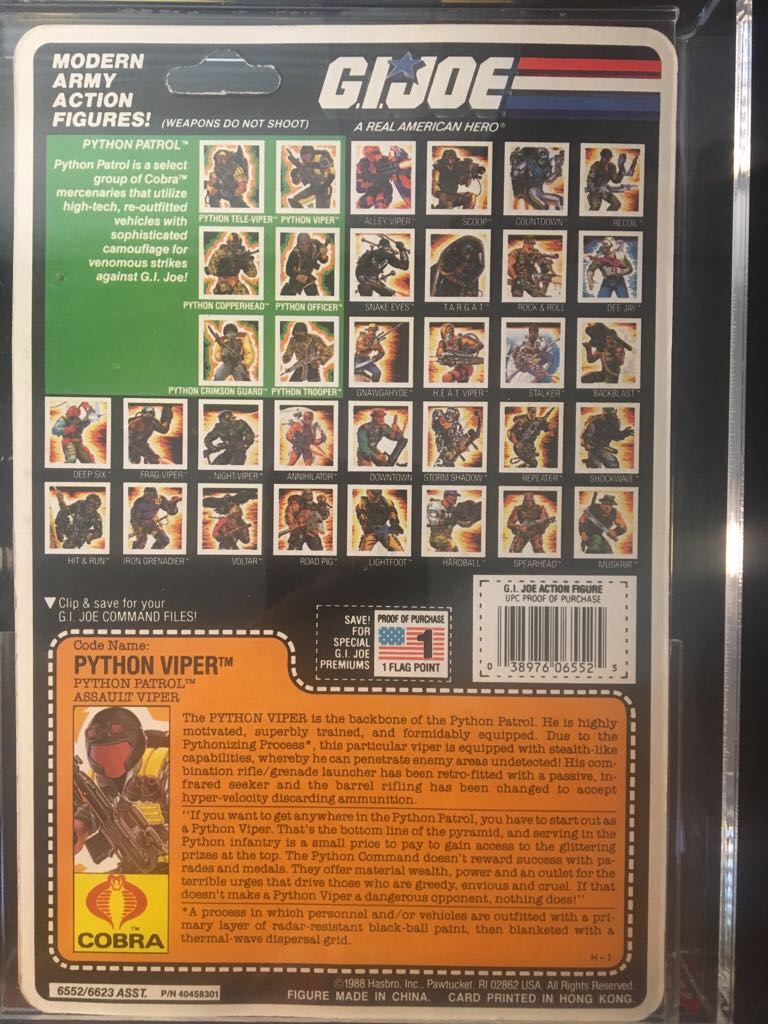 Python Patrol Viper V1 - Hasbro (Python Patrol) action figure collectible - Main Image 2