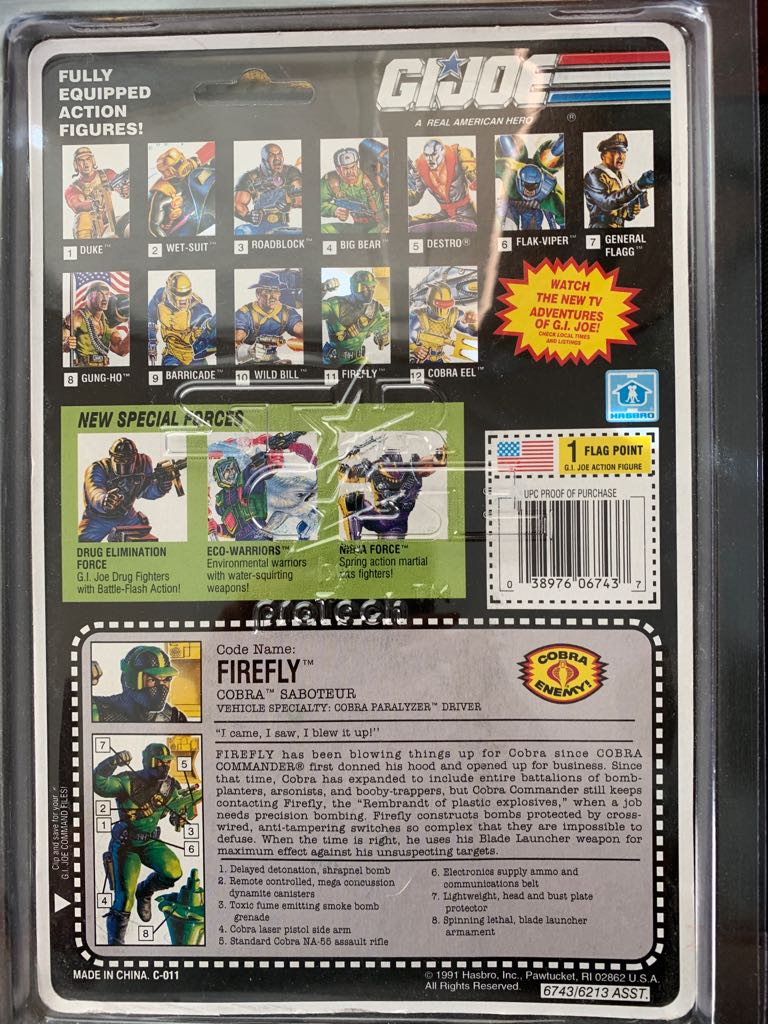 Firefly V2 (saboteur) - Hasbro (Gi Joe (Vintage)) action figure collectible - Main Image 2