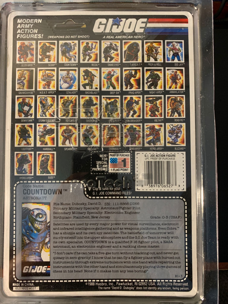 Countdown - Hasbro (G.I. Joe - ARAH) action figure collectible [Barcode 038976065273] - Main Image 2