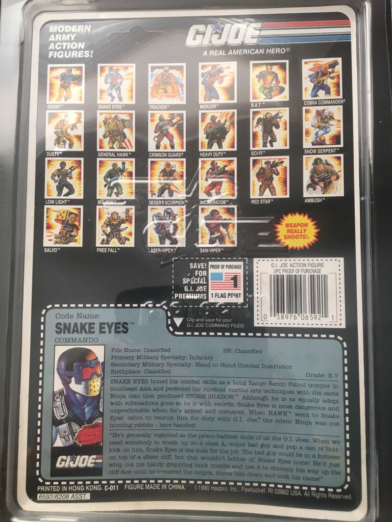 Snake Eyes (V4) Commando - Hasbro (Gi Joe (Vintage)) action figure collectible - Main Image 2