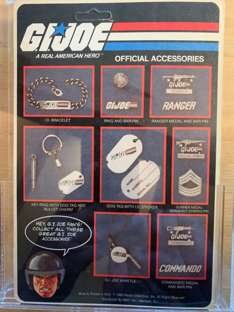 Official ID Bracelet - KMT (Gi Joe (Vintage)) action figure collectible - Main Image 2