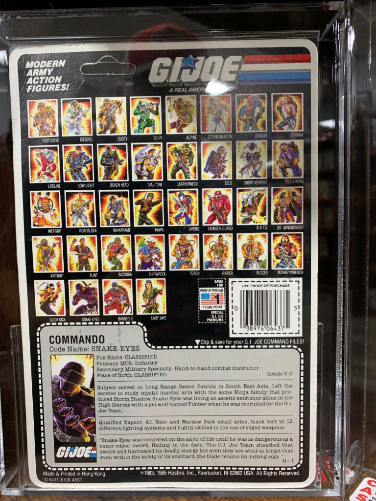 Snake Eyes V2 - Hasbro (Gi Joe (Vintage)) action figure collectible - Main Image 2