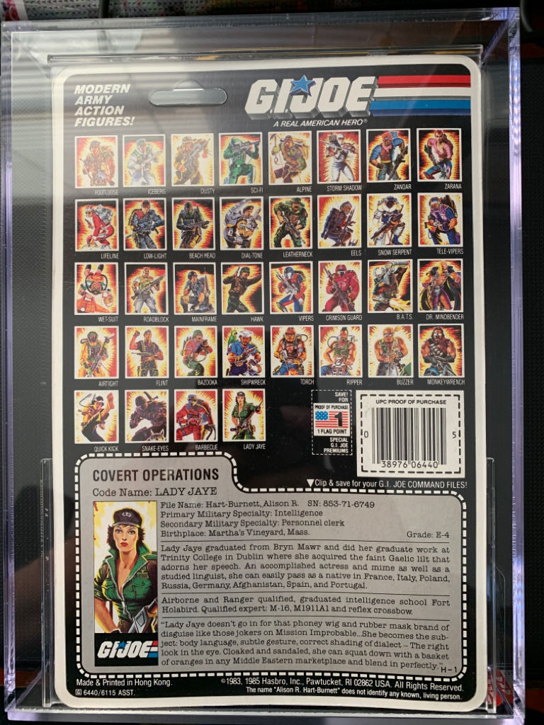Lady Jaye - Hasbro (G.I. Joe) action figure collectible [Barcode 038976064405] - Main Image 2
