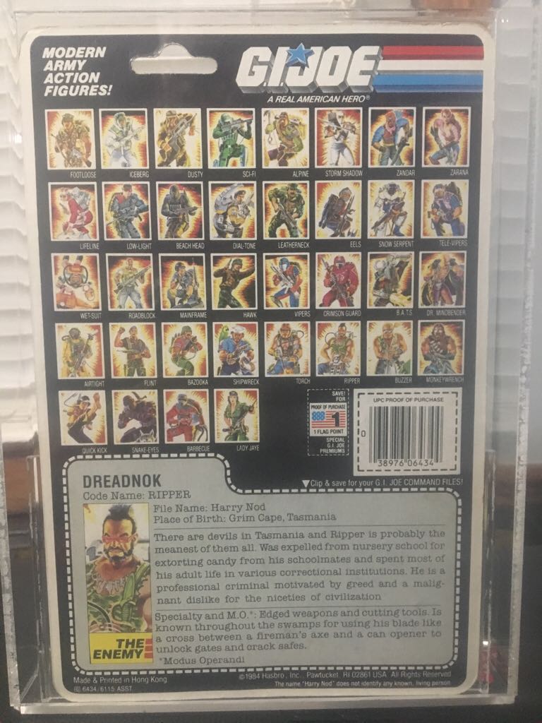 Ripper - Hasbro (G.I. Joe) action figure collectible [Barcode 038976064344] - Main Image 2