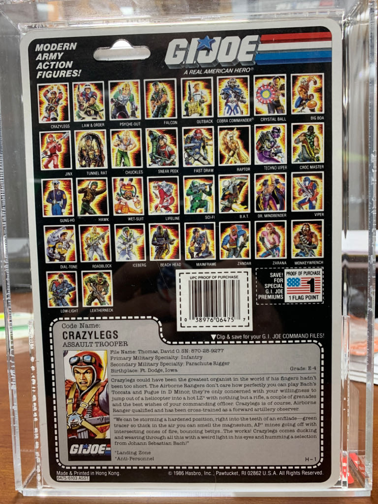 Crazylegs V1 (Assault Trooper) - Hasbro (Gi Joe (Vintage)) action figure collectible - Main Image 2