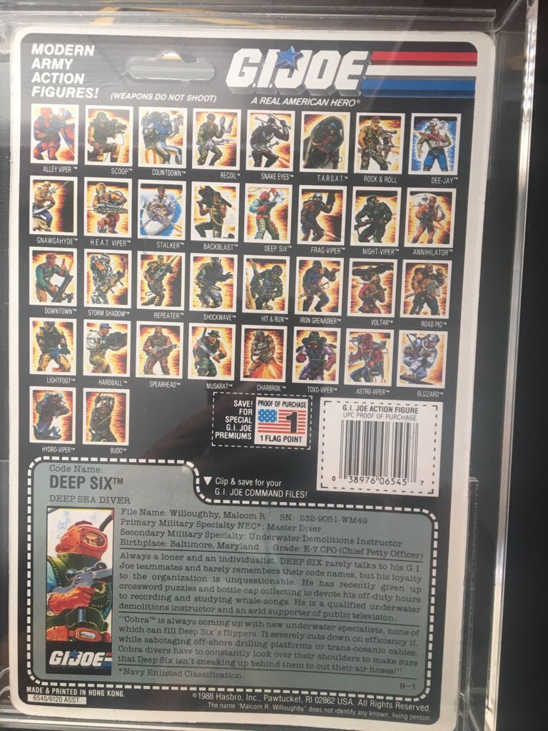 Deep Six V2 (Deep Sea Diver) - Hasbro (Gi Joe (Vintage)) action figure collectible - Main Image 2