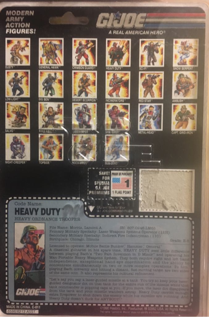 Heavy Duty V2 (Heavy Ordinance Trooper) - Hasbro (Gi Joe (Vintage)) action figure collectible - Main Image 2