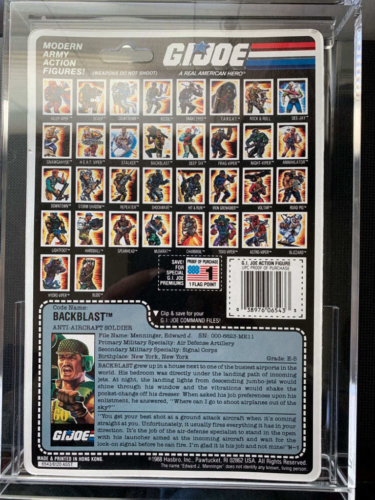 Backblast V1 - Hasbro - G.I. Joe (G. I. JOE) action figure collectible - Main Image 2