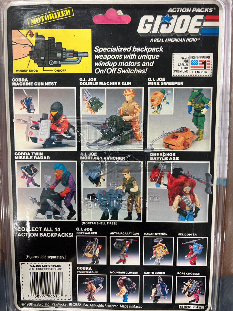 Action Pack Cobra Twin Missile Radar - Hasbro (Gi Joe (Vintage)) action figure collectible [Barcode 038976066157] - Main Image 2