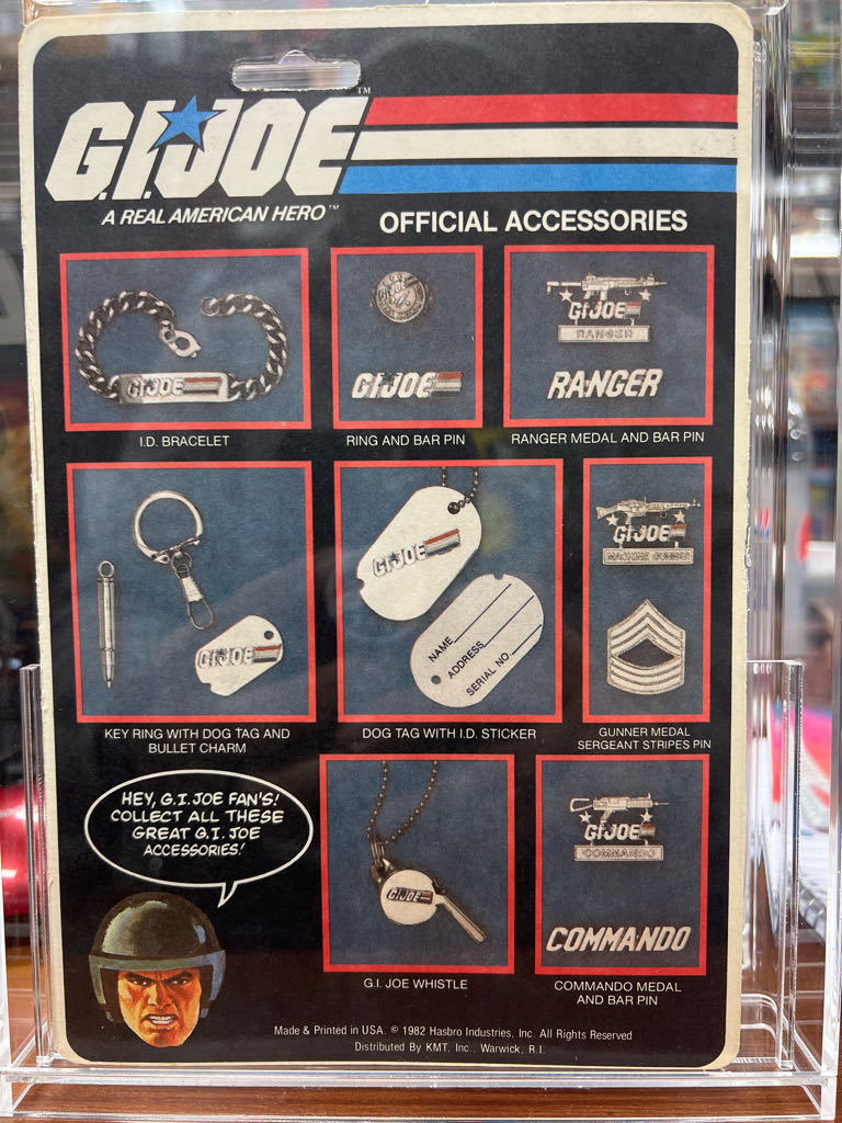 Official Dog Tag With ID Sticker - KMT (Gi Joe (Vintage)) action figure collectible - Main Image 2