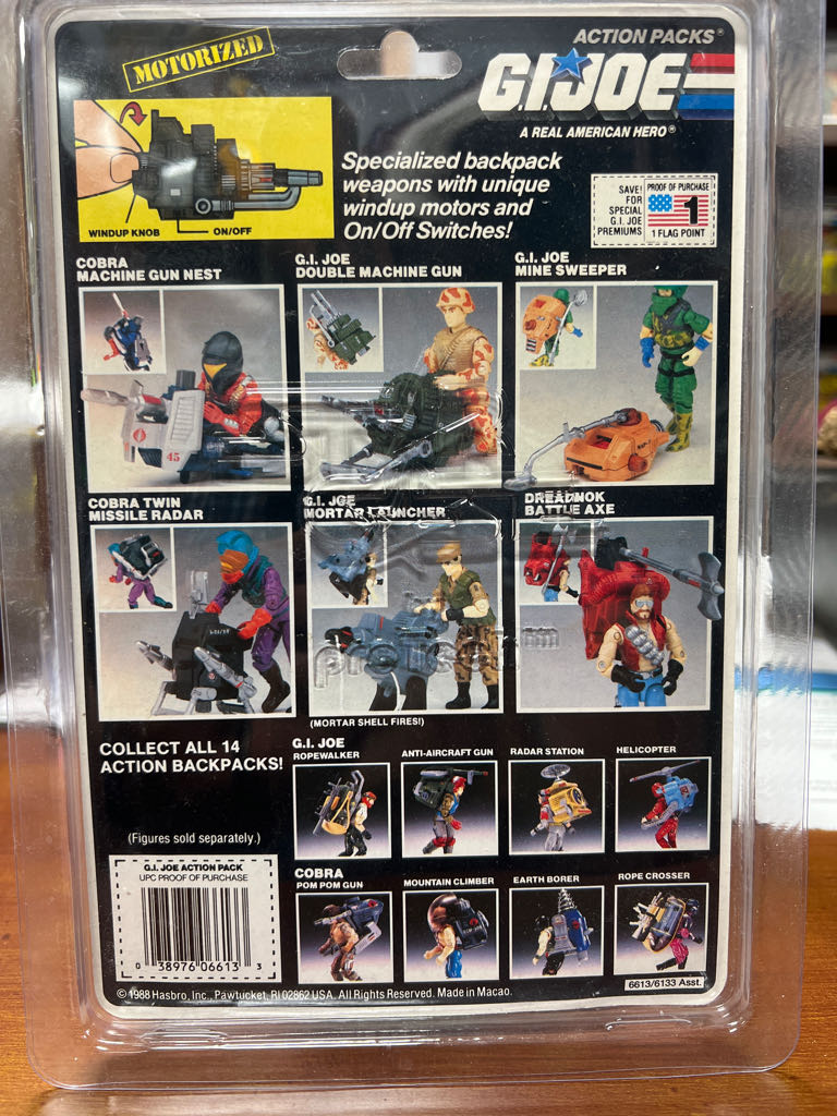 Action Pack Double Machine Gun - Hasbro (Gi Joe (Vintage)) action figure collectible - Main Image 2