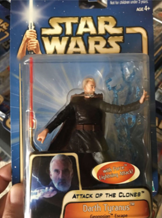 * Loose Darth Tyranus Geonosian Escape Attack Of The Clones  (Star Wars Saga) action figure collectible - Main Image 2
