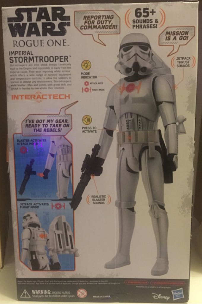 Stormtrooper Interactech 13” - Hasbro (W Star Wars) action figure collectible - Main Image 2
