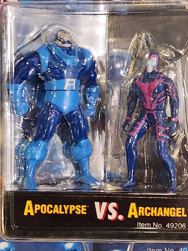 Apocalypse Vs. Archangel - Toy Biz (X-Men: Steel Mutants) action figure collectible [Barcode 035112492061] - Main Image 3