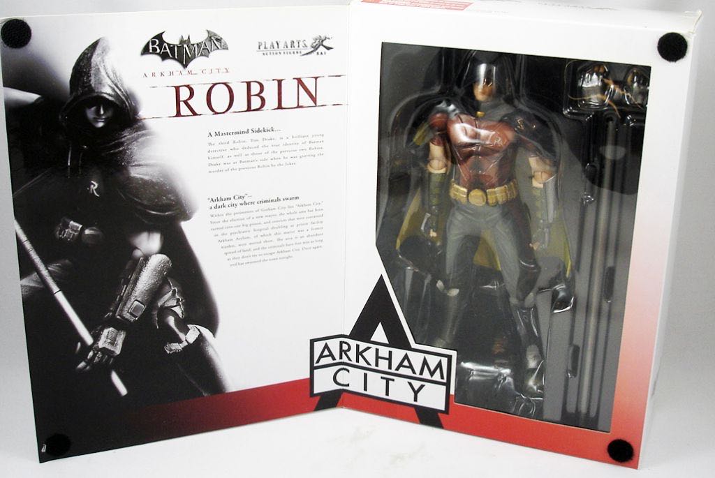 Robin Arkham City Game - Play Arts Kai action figure collectible [Barcode 662248812489] - Main Image 2