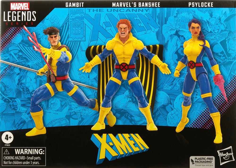 Psylocke (loose) X-men training uniform 3 pack - Marvel legends - Hasbro - Box Set (Hasbro Box Set: X-Men 60th Anniversary) action figure collectible - Main Image 2