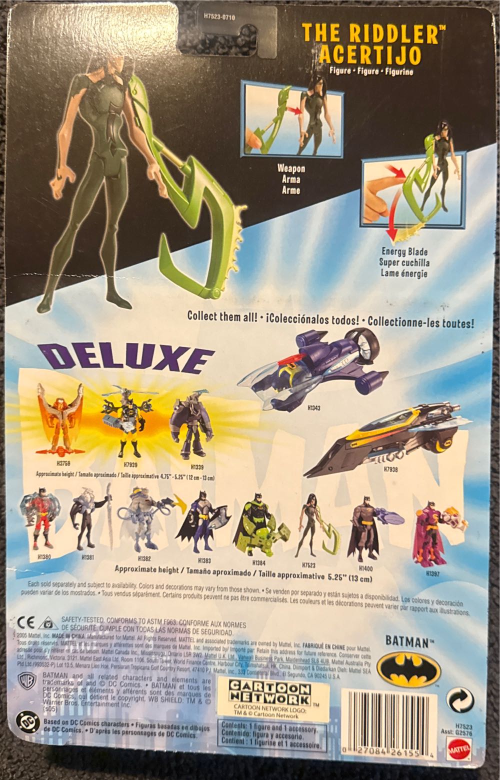 The Batman The Riddler 5-inch Action Figure Mattel  action figure collectible [Barcode 027084261554] - Main Image 2