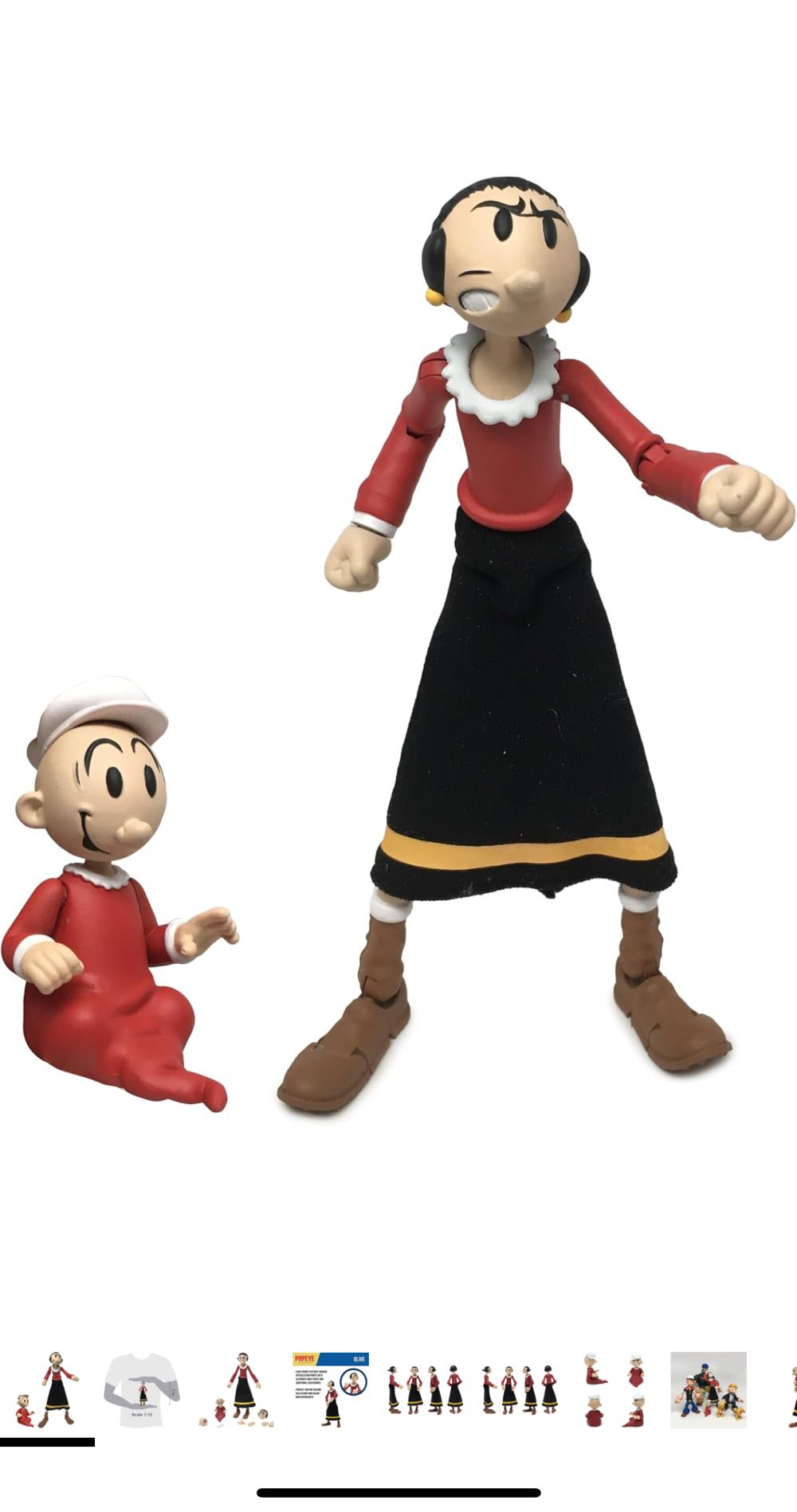 Olive Oyl w/ Swee’pea - Boss Fight Studios (Popeye Classics) action figure collectible [Barcode 814800022922] - Main Image 4