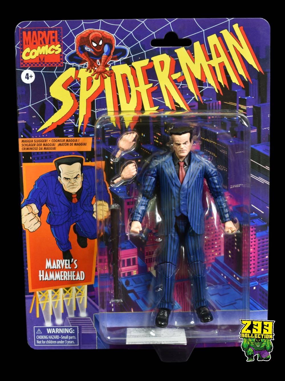 Marvel Legends (2011-????) (Retro06x03) Hammerhead - Hasbro (Marvel Legends Retro Spider-Man) action figure collectible - Main Image 2