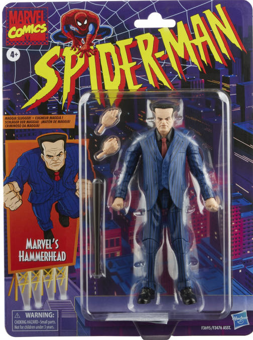 Marvel Legends (2011-????) (Retro06x03) Hammerhead - Hasbro (Marvel Legends Retro Spider-Man) action figure collectible - Main Image 4