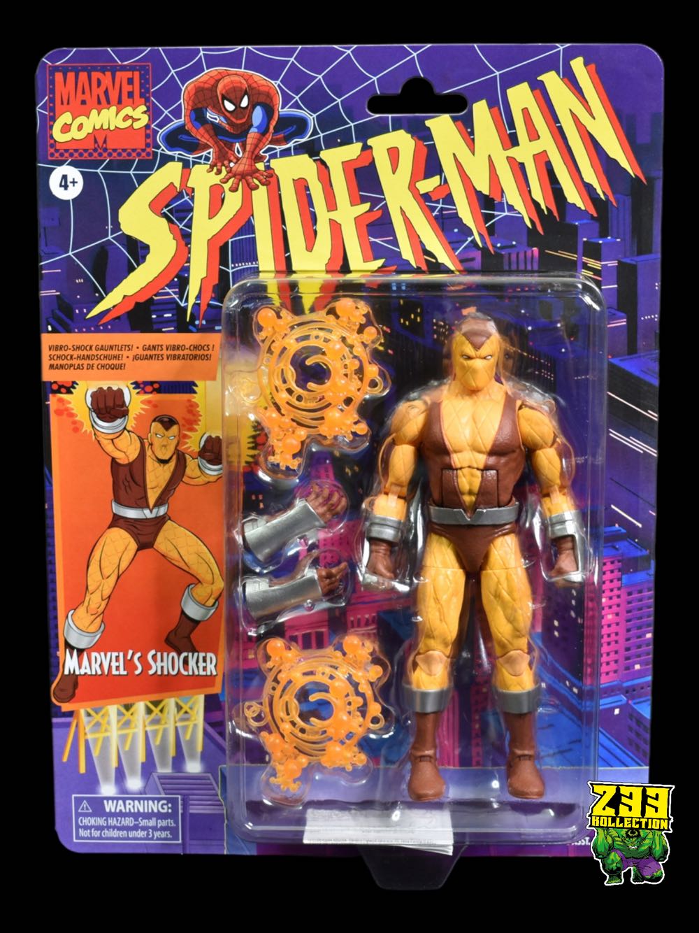 Marvel Legends (2011-????) (Retro06x04) Shocker - Hasbro (Marvel Legends Retro Spider-Man) action figure collectible - Main Image 2