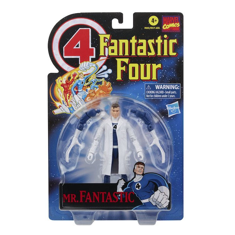 Marvel Legends (2011-????) (Retro05x04) Mr. Fantastic - Hasbro (Marvel Legends Retro Fantastic Four) action figure collectible - Main Image 4