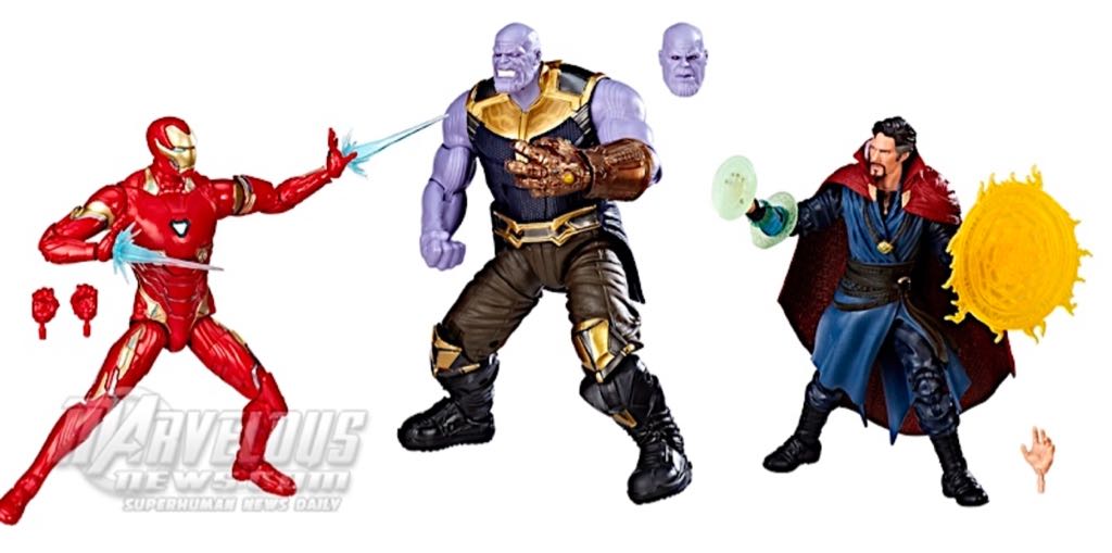 Iron Man Mark L/Thanos/Doctor Strange - Hasbro (Marvel Legends Marvel Studios) action figure collectible - Main Image 2