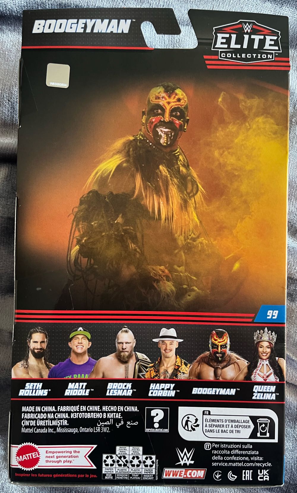 BOOGEYMAN Elite 99 - Mattel (Wwe Elite) action figure collectible [Barcode 194735105373] - Main Image 2