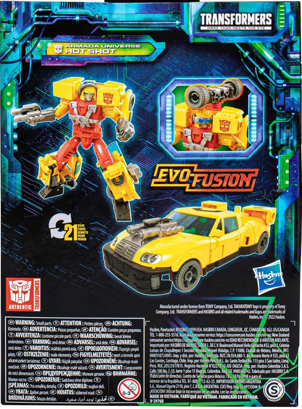 Transformers Legacy Evolution | Armada Universe Hot Shot - Hasbro (Transformers Legacy) action figure collectible [Barcode 5010994196967] - Main Image 2