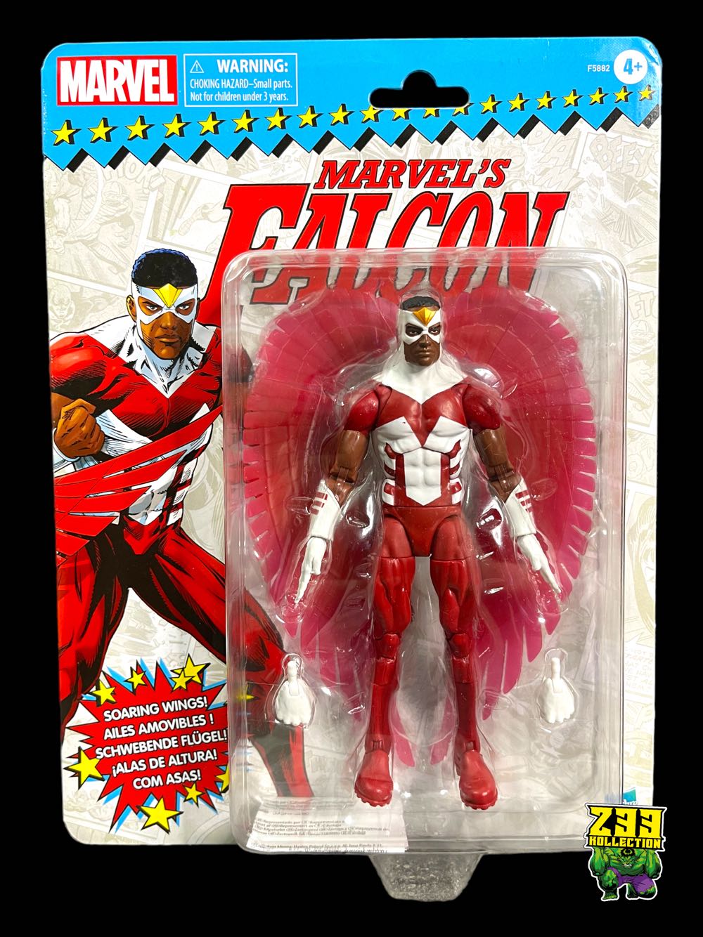Marvel Legends (2011-????) (Retro07x05) Flacon  - Hasbro (Marvel Legends Retro 80th Anniversary) action figure collectible - Main Image 3
