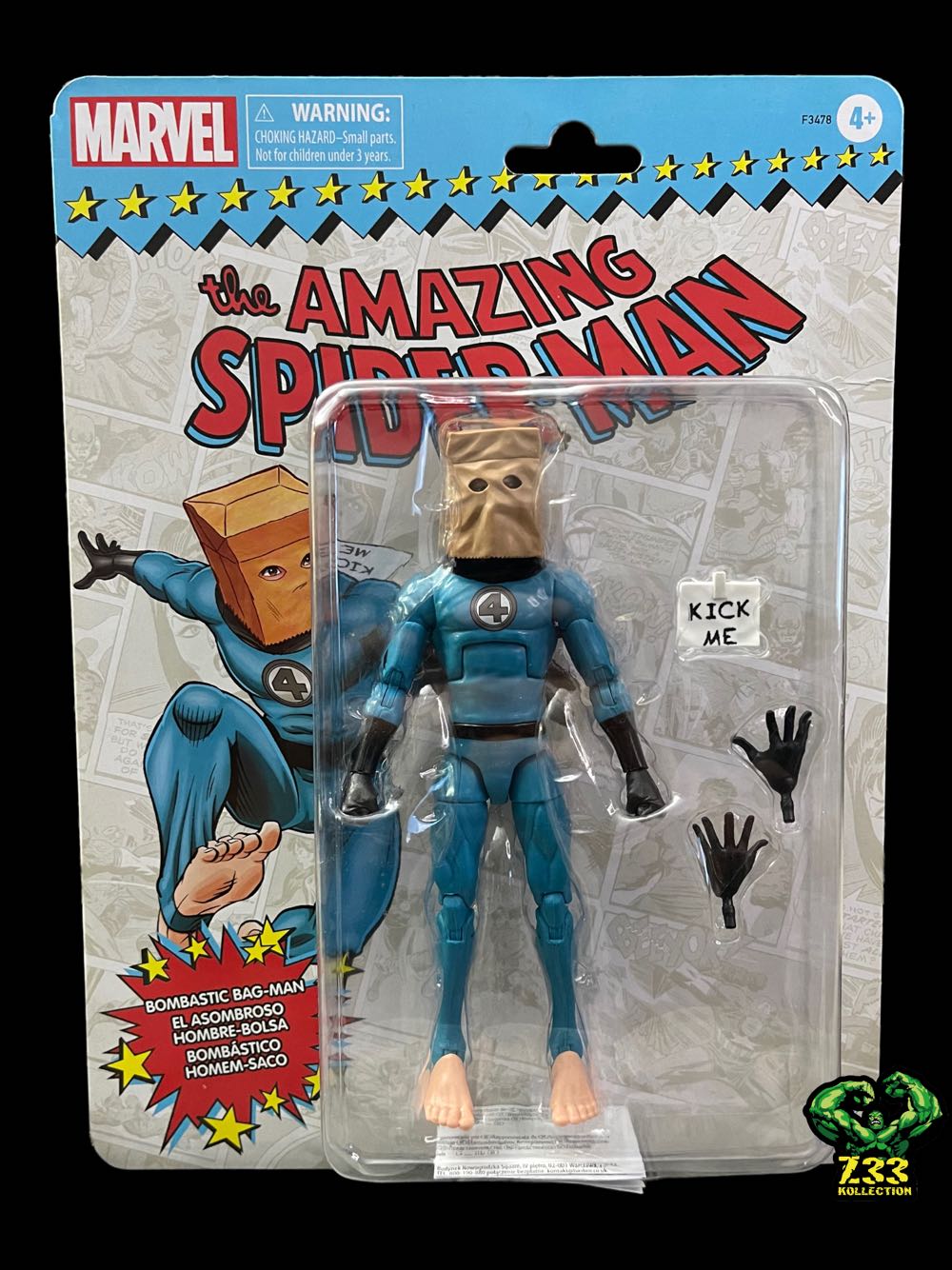 Marvel Legends (2011-????) (Retro07x07) Bag-Man - Hasbro (Marvel Legends Retro 80th Anniversary) action figure collectible - Main Image 3