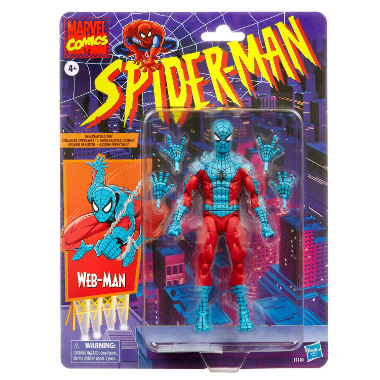 Marvel Legends (2011-????) (Retro08x07) Web-Man - Hasbro (Marvel Legends Retro Spider-Man) action figure collectible - Main Image 4