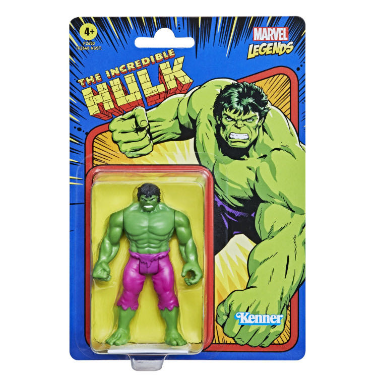 Marvel Legends (2022) (Kenner01x03) Hulk - Hasbro (Marvel Legends Kenner 3.75) action figure collectible - Main Image 4