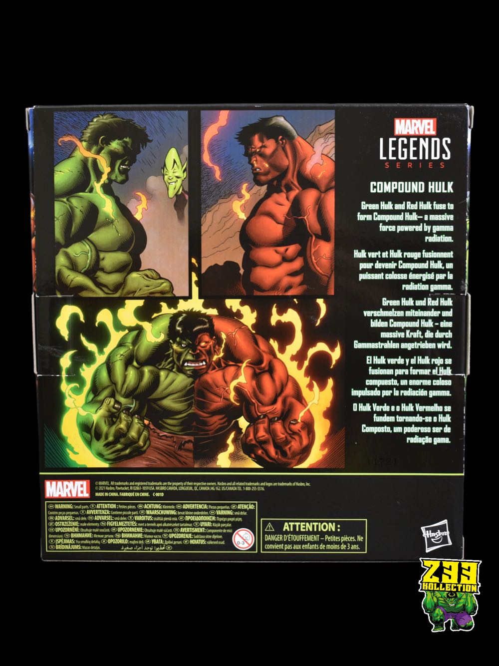 Marvel Legends (2011-????) (D1x14) Compound Hulk - Hasbro (Marvel Legends Deluxe Series) action figure collectible - Main Image 3