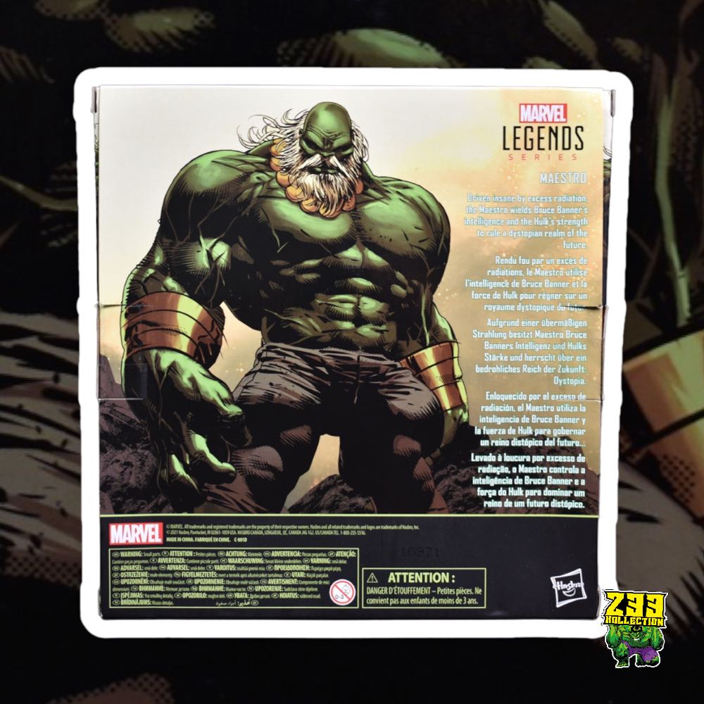 Marvel Legends (2011-????) (D1x15) Maestro Hulk - Hasbro (Marvel Legends Deluxe Series) action figure collectible - Main Image 3